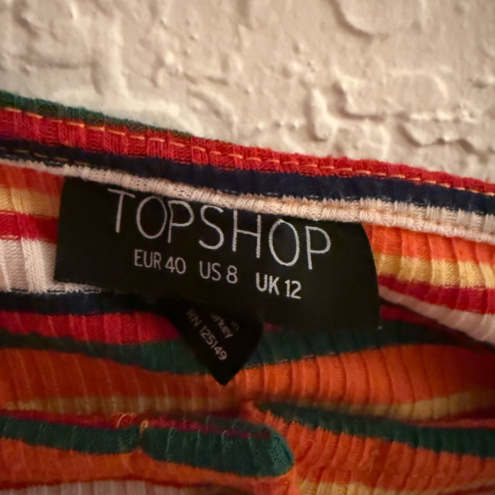 Topshop Stripe Button Down Minidress - image 3